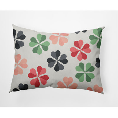 Floral Reversible Throw Pillow