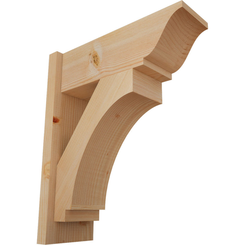 Persienne impériale traditionnelle, P 20 po x H 24 po, Sapin Douglas de 7 1/2 po (lisse)