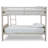 Leandru Kids Twin Over Twin Bunk Bed