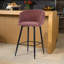 Fryman Upholstered Counter Stool with Metal Frame-1104649204