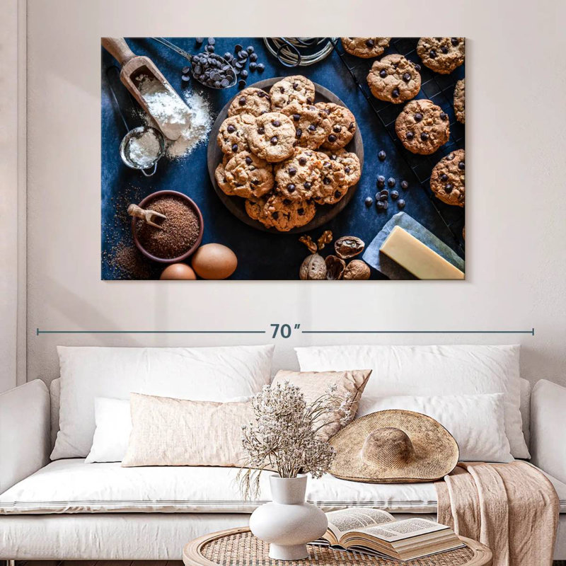 Biscuits aux pépites de chocolat Yarlin, H 34 po x l 51 po