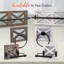 Ensemble de quincaillerie de salle de bain de style campagnard Autumn Alley - Porte-papier hygiénique en bois et métal galvanisé, porte-serviettes et barre à serviettes 24 po (ensemble de fixation murale 3 pièces)-91734555