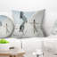 Huge Horse and Lady on Desert - Coussin décoratif à imprimé animal-1440441277