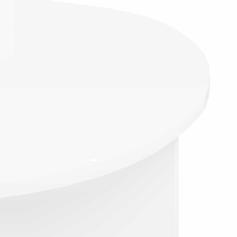Coffee Table, 40cm H x 100cm L x 50cm W, White