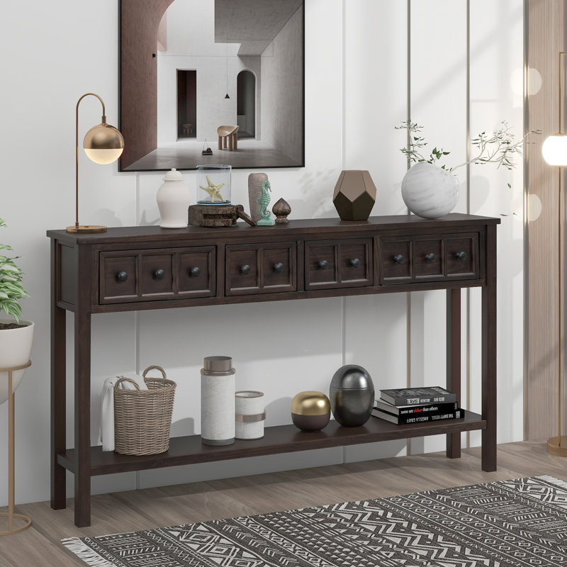 Masiah 60'' Console Table, Espresso