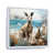 Cadre flottant blanc