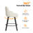 Modern Fabric Upholstered Swivel Bar Stool-415297991-415297986