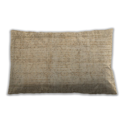 Floral Microsuede Throw Pillow