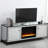 Mayara TV Stand for TVs up to 65" with Electric Fireplace Included