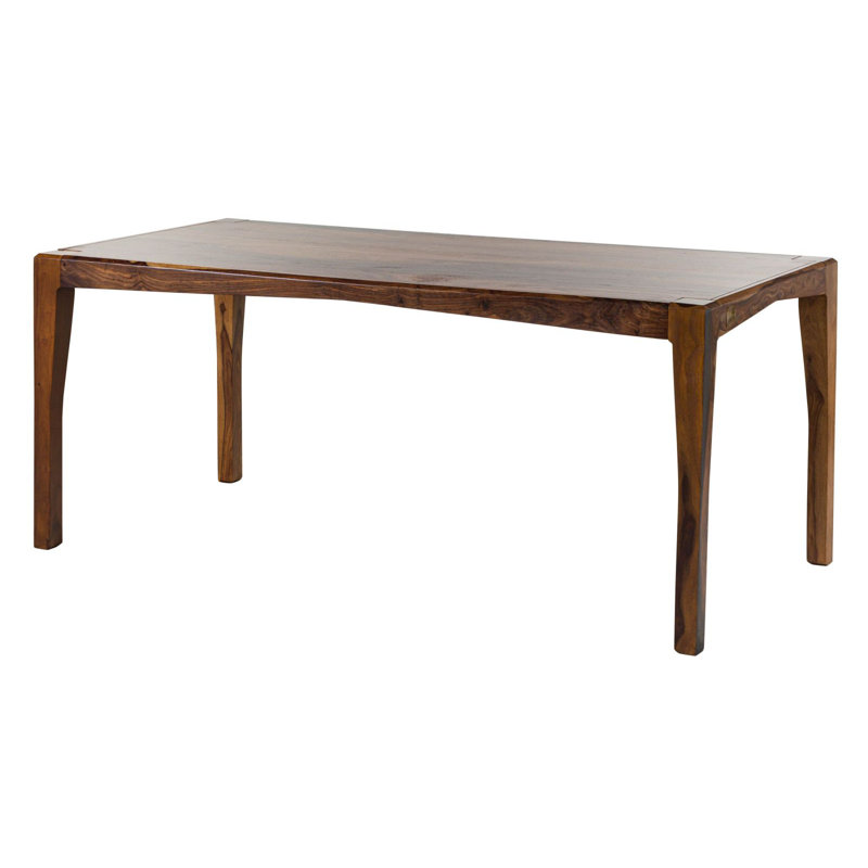 Ancona Solid Wood Dining Table, 77cm H x 140cm L x 85cm W