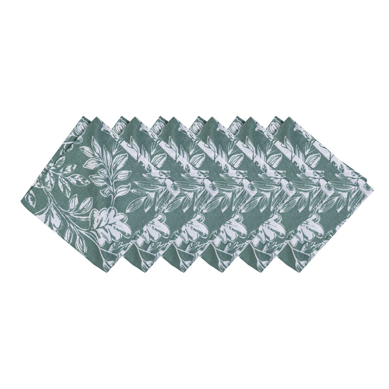 Everview Napkin Set of 6, Green