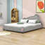 Lit plateforme en velours avec tête de lit Amareya-364173224-364173227