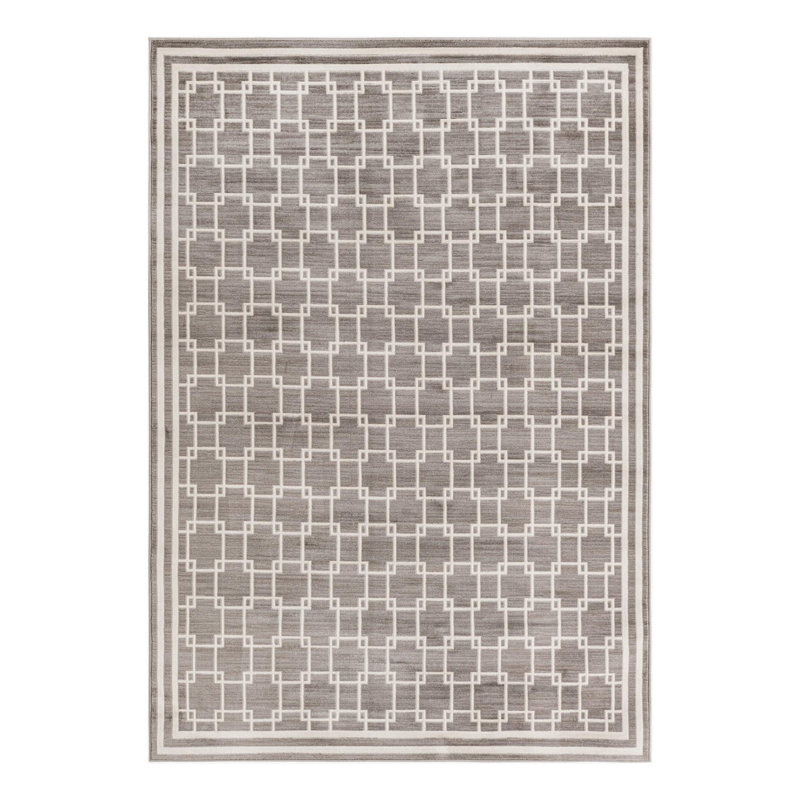 Jill Zarin Metropolitan Uptown Rug Gray, Rectangle 5'1" x 7'1"
