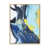 Toile avec cadre flottant brun