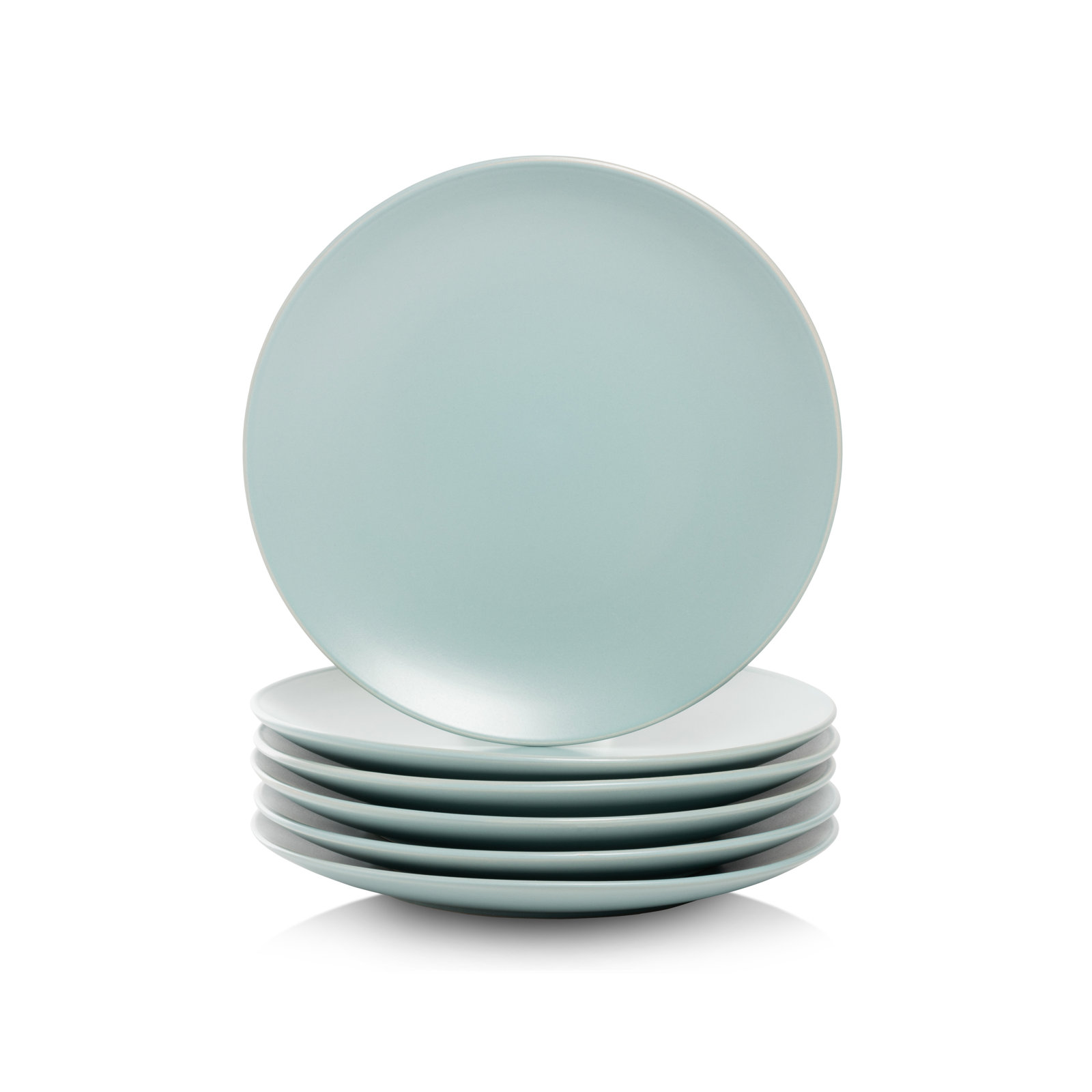 Wazee Matte 8" Dinner Plate, Mineral Blue