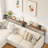 39.4" Skinny Console Table With Power Outlet, 5.9" Behind Couch Table With Charging Station