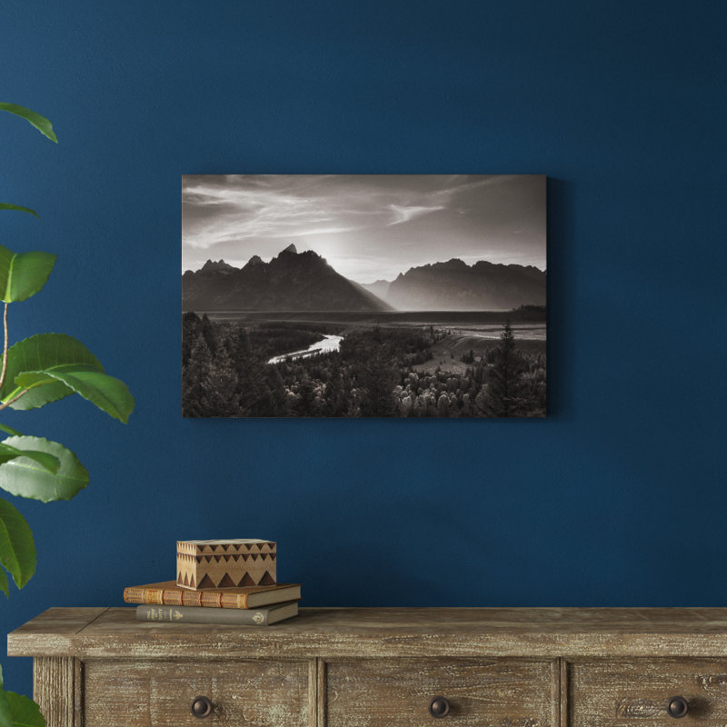 Snake River Overlook Grant Teton National Park by Alan Majchrowicz - No Frame Print on Canvas, 51cm H x 76cm W x 3.8cm D