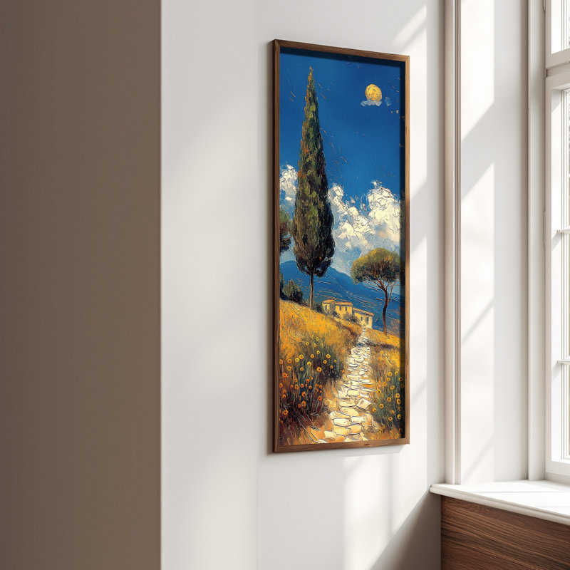 Élégante peinture décorative en panneau de fibres à densité moyenne, 15,8 po x 47,2 po | 100% UV imprimé sur panneau de fibres à densité moyenne de 3 mm avec cadre durable en bois de pin 100% (épaisseur: 0,14 pouce) | Art mural parfait pour le salon, la chambre à coucher et le bureau