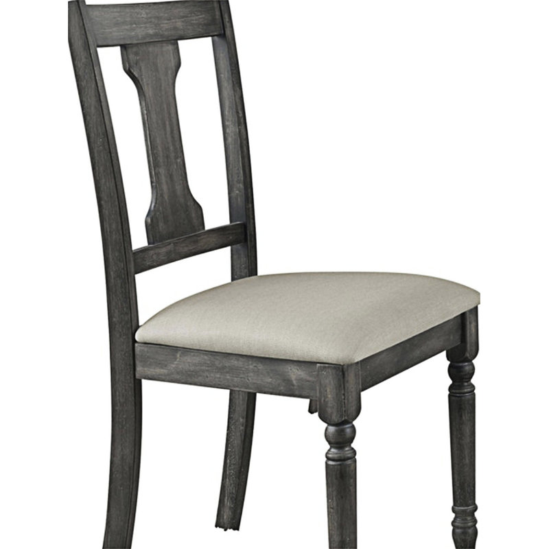 Chaise d'appoint en bois (ensemble de 2)