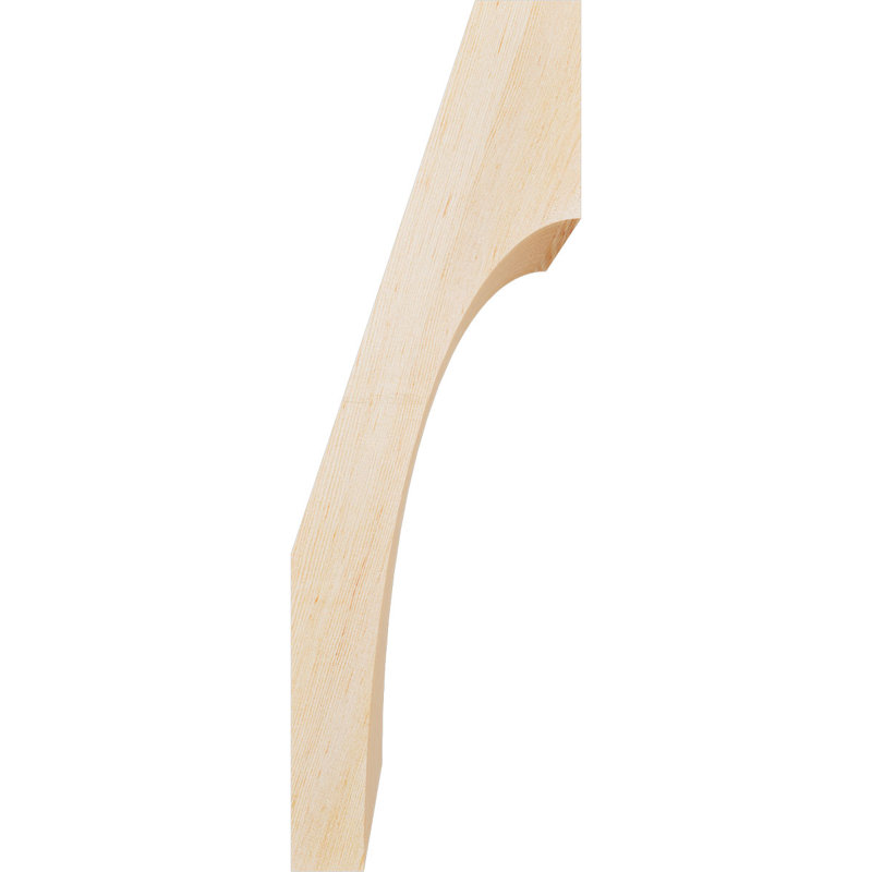 Attelle de genou Westlake, Sapin de Douglas, Lisse, H 18 po x l 5,5 po x P 6 po