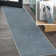 Twyla Classic Solid Low-Pile Machine-Washable Blue Rug