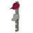 Lunar Solid Wood 6 - Hook Wall Mounted Hat Rack
