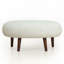 Fauteuil seau avec repose-pieds Nordic