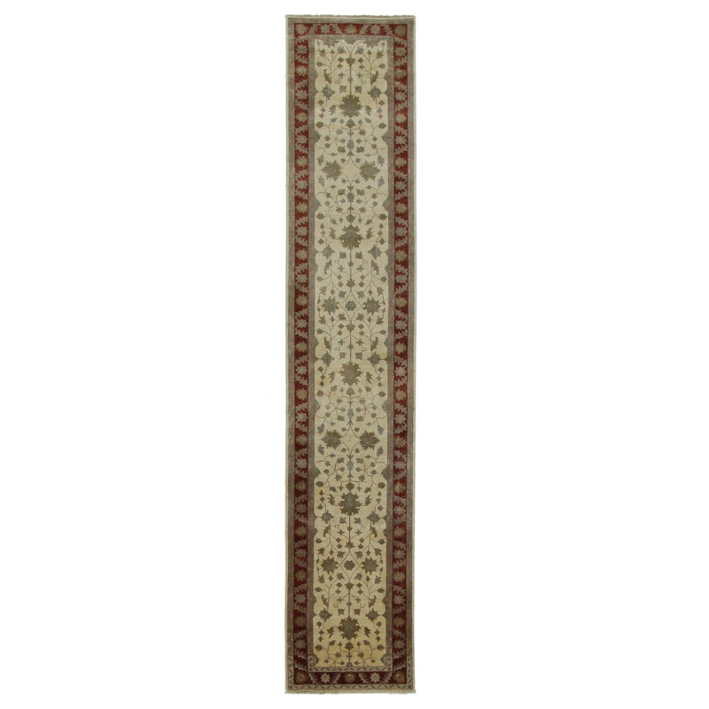 Daugherty Hand Knotted 3x14 Gold Runner