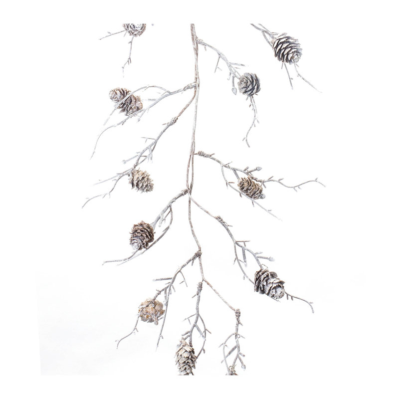 Guirlande Fleced Pinecone Twig (ensemble de 2)