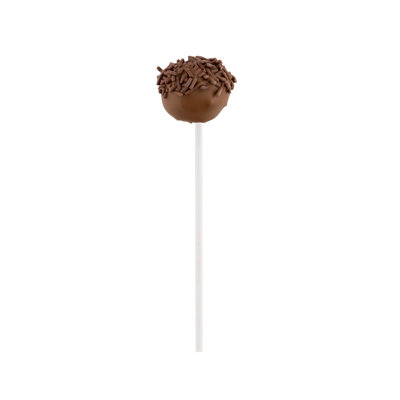 White Paper Coffee Stirrer And Lollipop Stick - Biodegradable - 6" X 5/32" - 100 Count Box