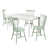 White Table with Mint Chairs is unavailable