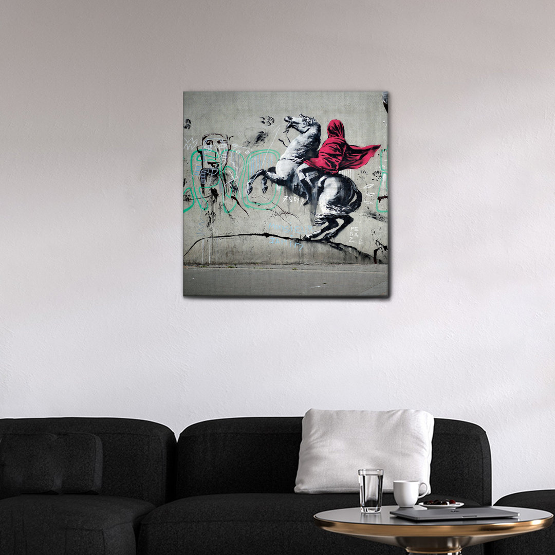 Leinwandbild Napoleon von Banksy