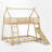 Twin Over Queen Bunk Bed-450956047