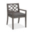 Chaise de patio Morell Eucalyptus avec coussin (ensemble de 2)-867381567