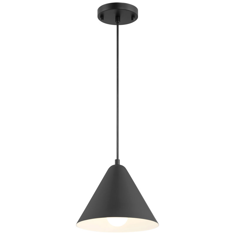 Ford LED Pendant - Replaceable LED - 9.5" Dia, Matte Black