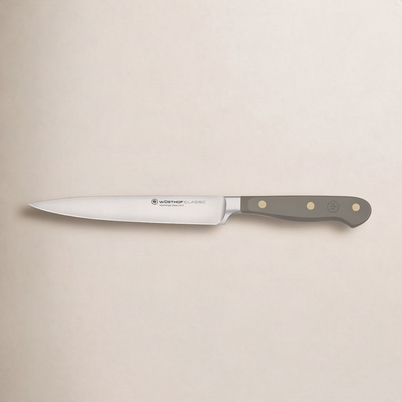 Couteau utilitaire dentelé 5 po Wimalhaus, Velours huître