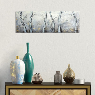 Into the Forest by Britt Hallowell - 1 Piece Wrapped Canvas Panoramic Wall Art
