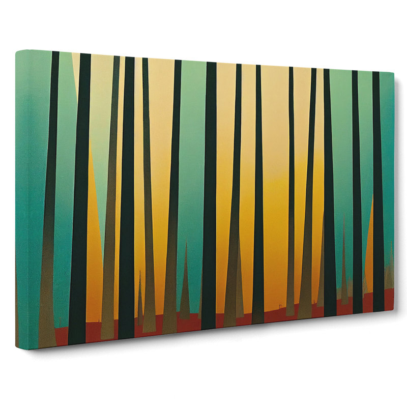 Deco Forest Vol.2 - Wrapped Canvas, 50cm H x 76cm W x 3cm D