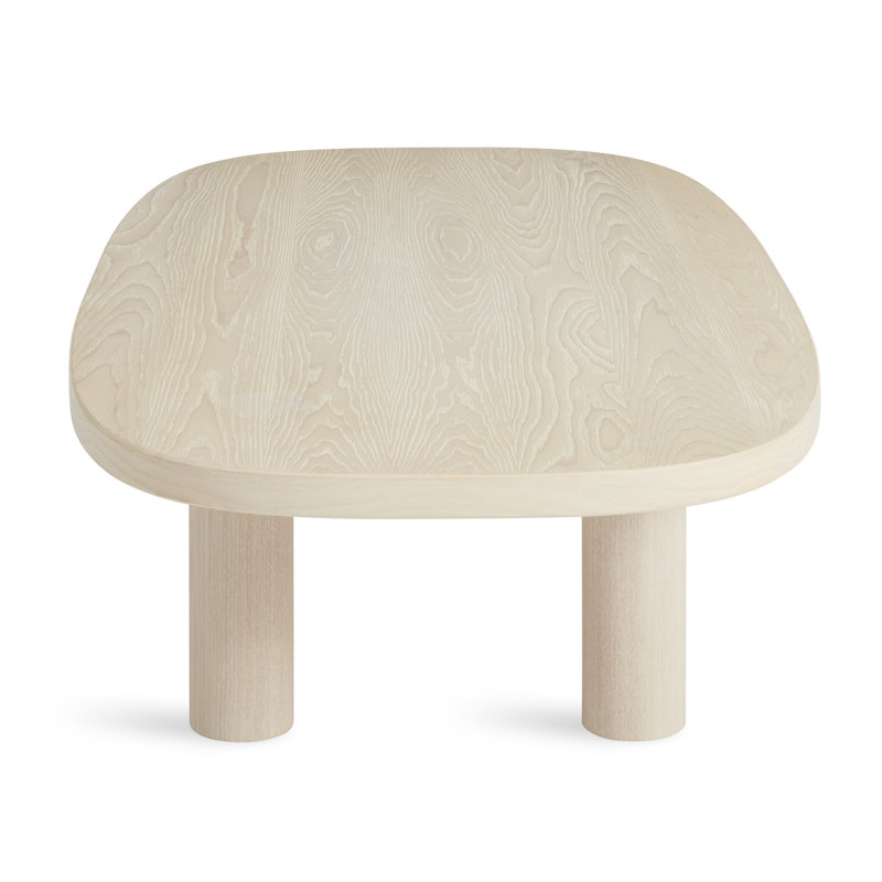 Good Times Solid Wood Coffee Table, Whitewashed Ash