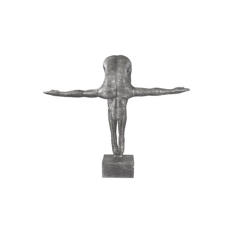 Statue de plongée en aluminium