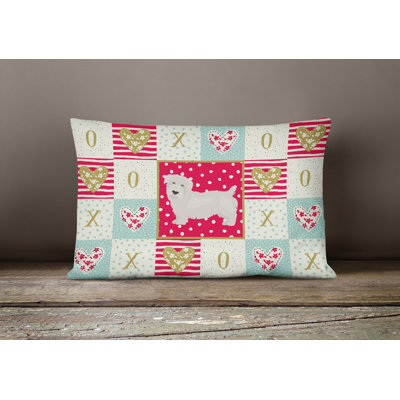  Glen of Imal #2 Love Indoor / Outdoor Patchwork Lumbar Pillow