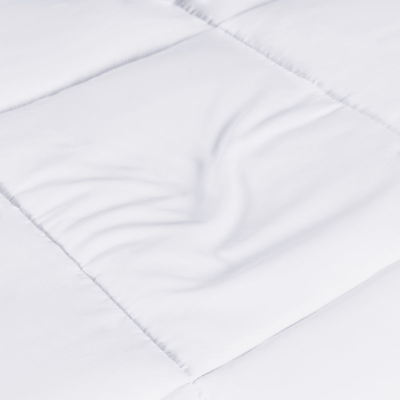 White Queen Brushed Microfiber Down Alternative Comforter