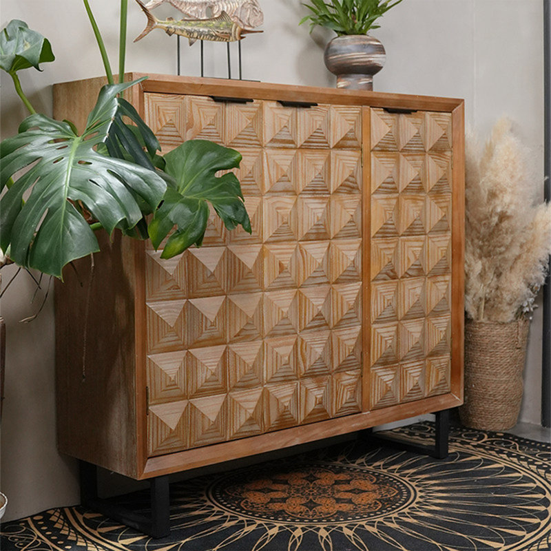 Burlywood Solid wood Shoe Storage