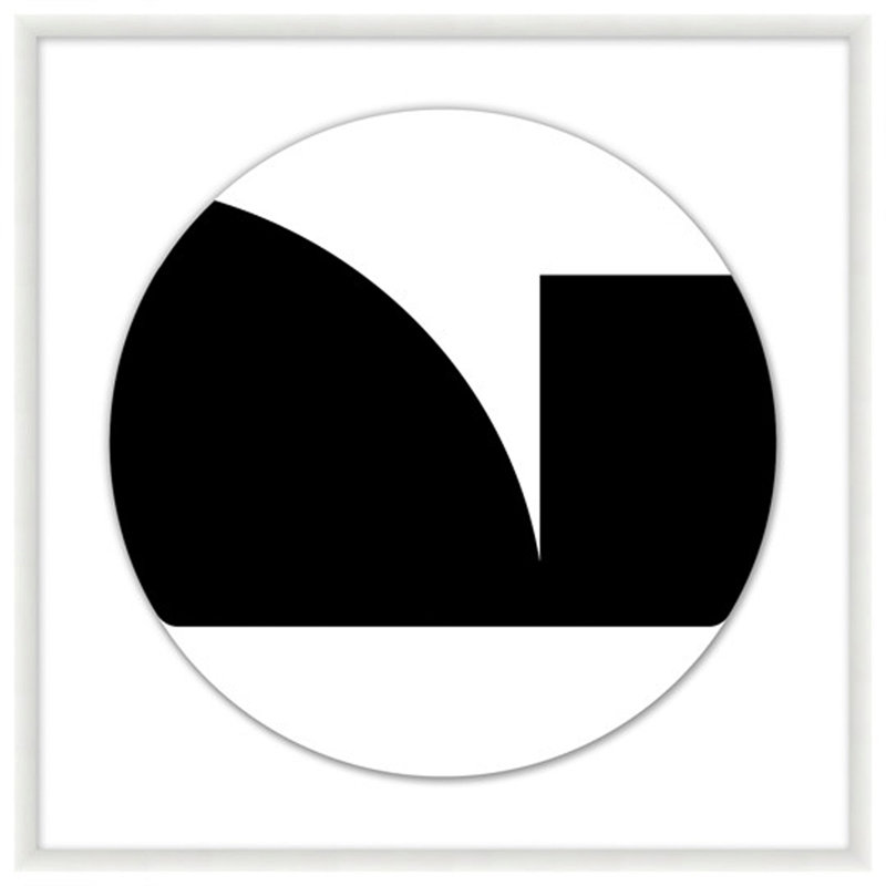 "Circular Geometric 6" par Thom Filicia - cadre photo, impression sur papier