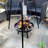 Outdoor Tripod Cooker with Adjustable Grill