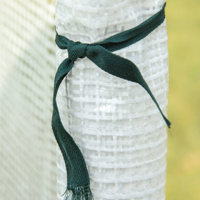 Serre blanche de 7 pi x 4 pi avec fenêtre - offre un espace ventilé pour faire pousser des légumes, des herbes et des fleurs, une couverture extérieure en PE, crée des plantes succulentes dans un environnement protégé, et plus encore dans votre jardin