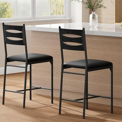 Counter Stool with Metal Frame