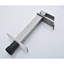Robinet de lavabo de salle de bain avec bec cascade et poignée simple, drain escamotable sans trop-plein, acier inoxydable nickel brossé, bel effet, réglage facile de la température du débit d'eau, surface de corrosion,-121720607