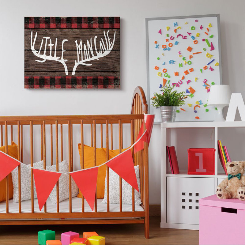 Sheron Little Man Cave, H 16 po x l 20 po x P 1,5 po, Toile tendue