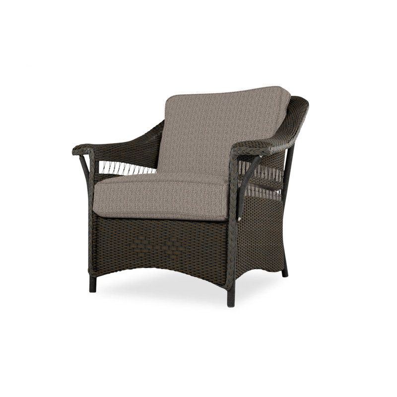 Nantucket Outdoor Lounge Chair, Remy Shadow, Mink